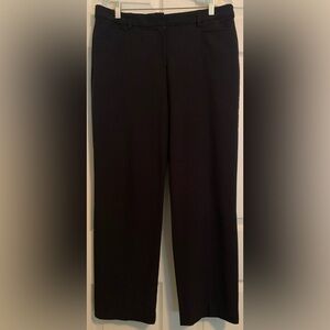 Kim Rogers Black Polyester Slacks 12S